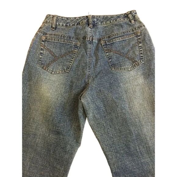 Vintage Y2K Duck Head Jeans Women 6 Blue Bootcut Minimalist Classic Streetwear - Picture 3 of 9